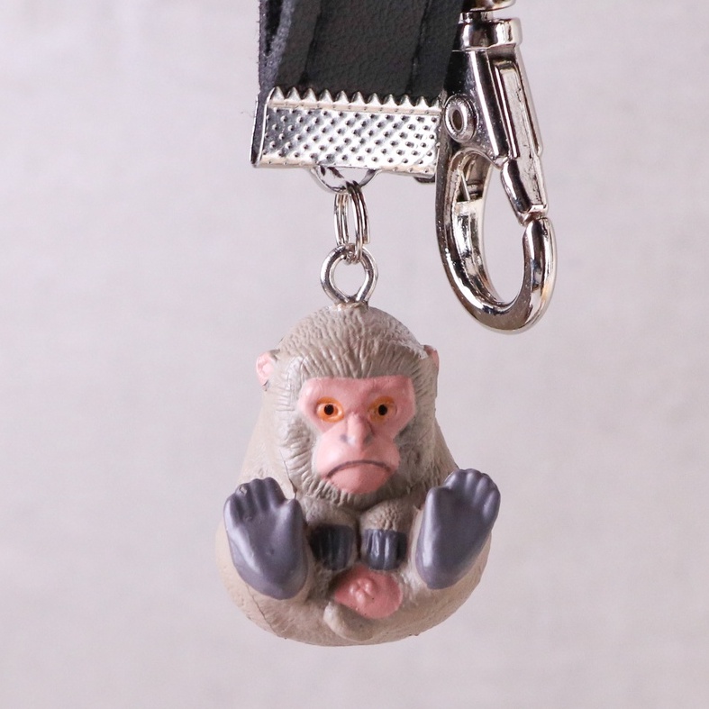 【猴子鑰匙圈】客製化皮革鑰匙圈 生日禮物 交換禮物 情侶 寵物鑰匙圈 鑰匙扣 汽車機車鑰匙扣 動物鑰匙圈