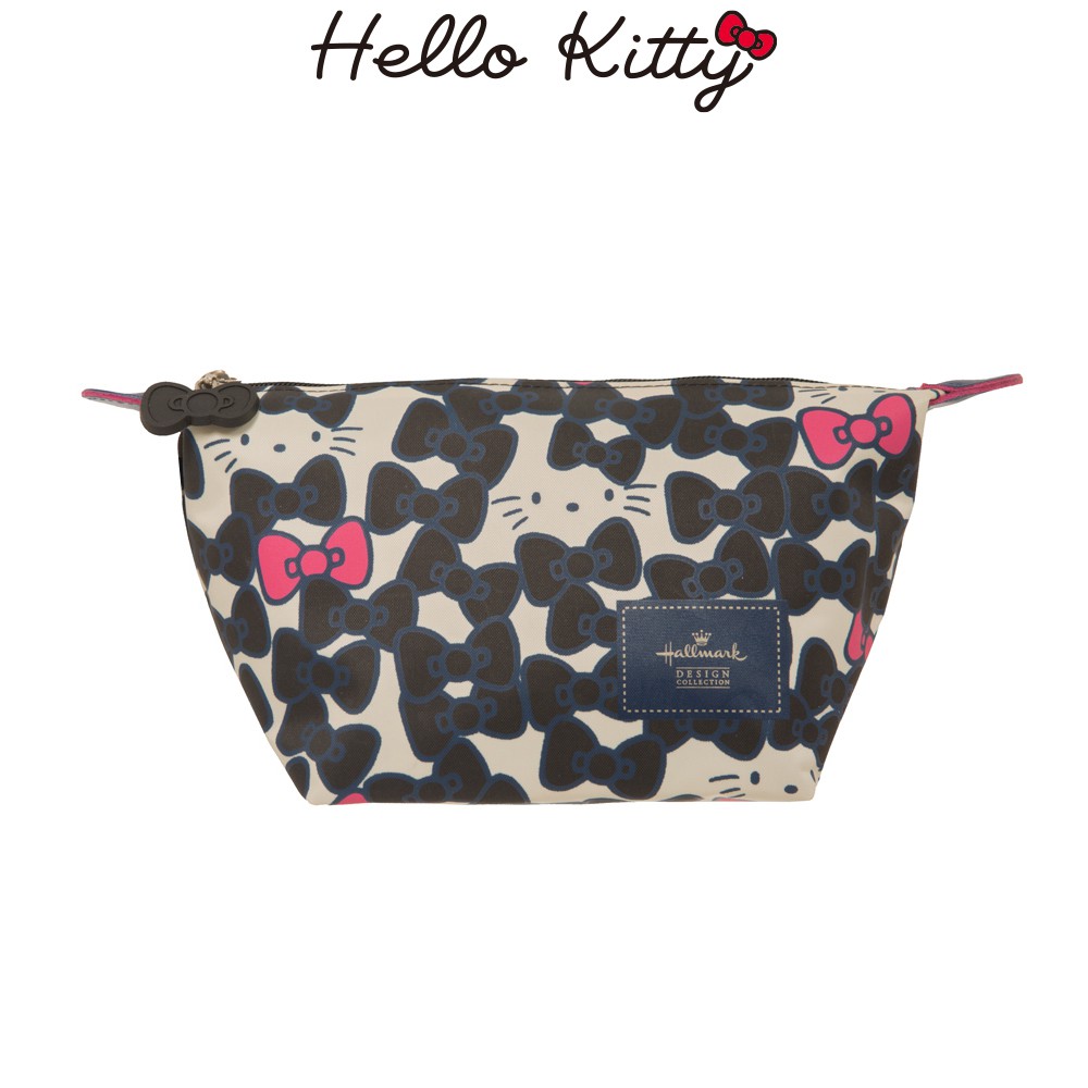 【Hello Kitty】凱蒂躲貓貓-化妝包-黑 HLKT0X005BK