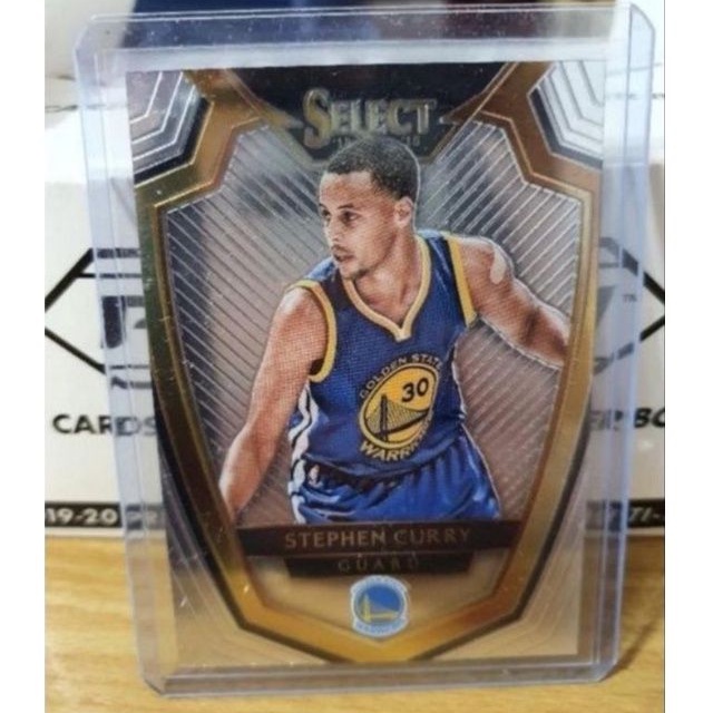 NBA球員卡 Panini Select Stephen Curry SC1# 盾牌 籃球卡 球員卡