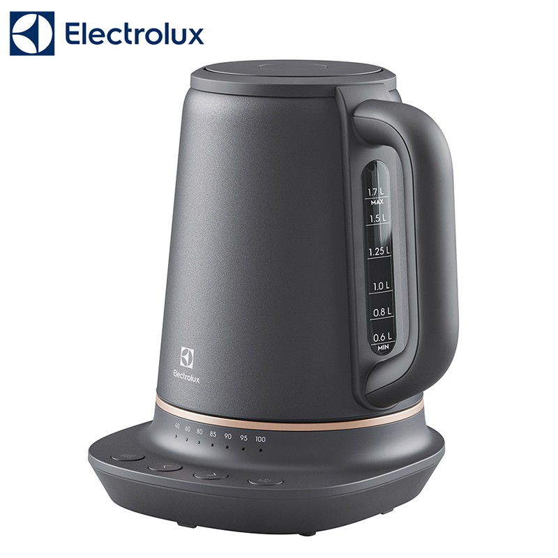 Electrolux 伊萊克斯 不鏽鋼智能溫控電茶壺E7EK1-60BP 廠商直送