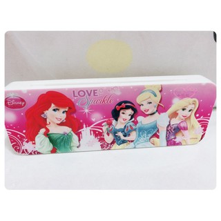 小公主日本精品♥Disney迪士尼 公主系列 美人魚.白雪.長髮.愛麗絲公主韓國製 塑膠 鉛筆盒 收納盒60111609