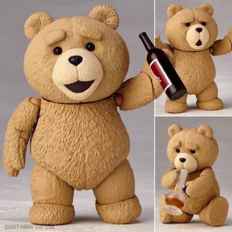 喜事多電影Ted2 熊麻吉 可換臉 公仔 玩具 模型 生日禮物 泰迪熊 娃娃 盒裝 玩偶