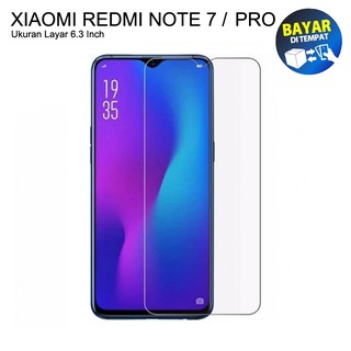 REDMI XIAOMI LAYAR 鋼化玻璃小米紅米 Note 7 Pro 透明防刮玻璃螢幕保護膜