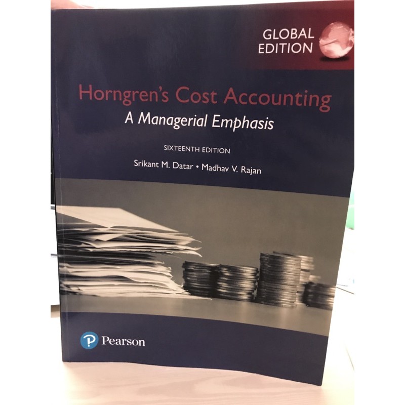 &lt;9成新&gt;Horngren’s Cost Accounting #附解答