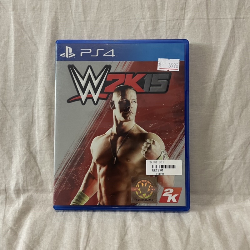 【二手｜九成新】PS4遊戲片_激爆職業摔角 WWE 2K15 英文美版
