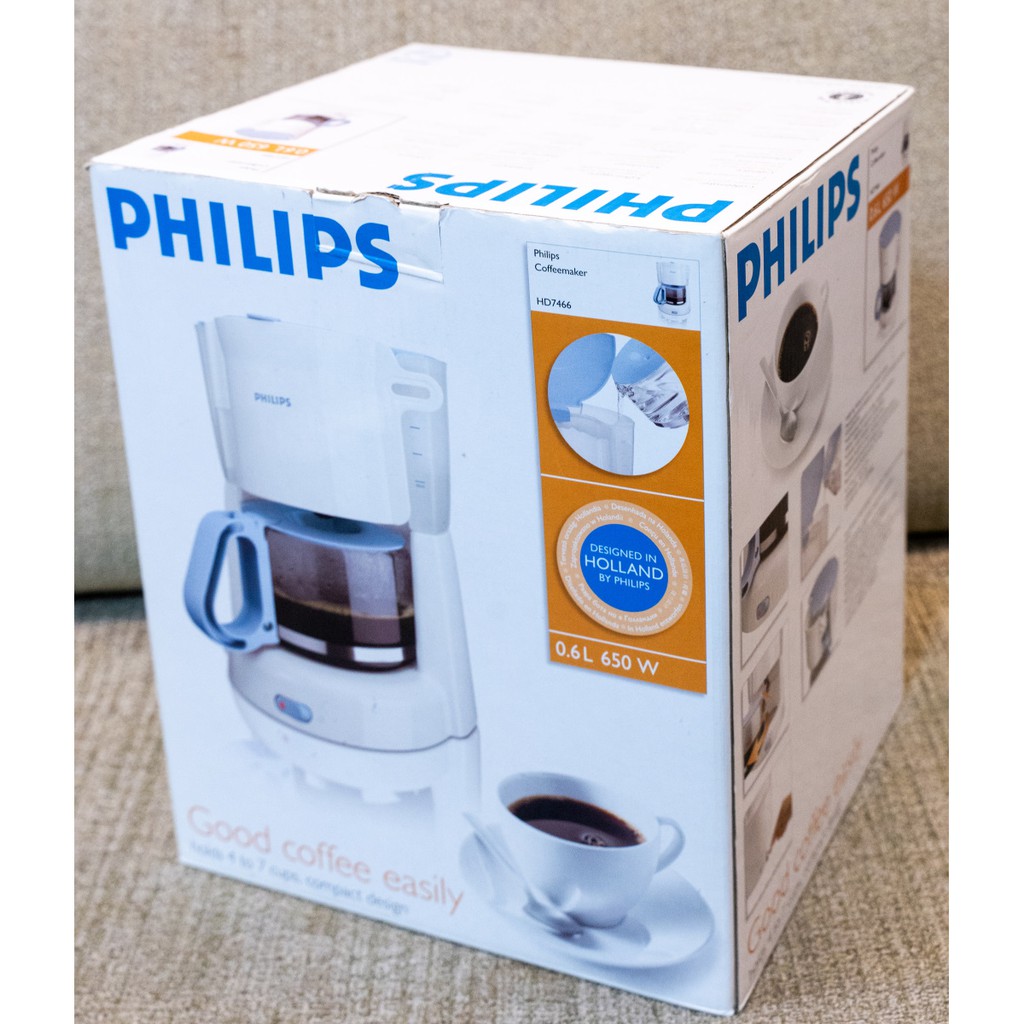 [蝦皮最低]全新飛利浦美式咖啡機/咖啡壺 59折出清 HD4766 0.6L升 Philips(可當尾牙/禮物交換)