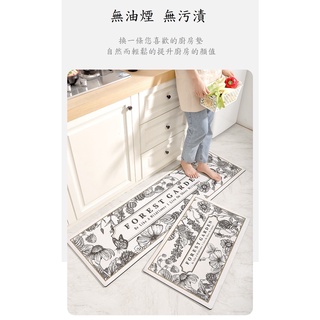 臺灣現貨 PVC廚房防汙長條地墊(兩尺寸6款可選) 防滑地墊 防水地墊 防油地墊 廚房地墊 止滑墊 腳踏墊