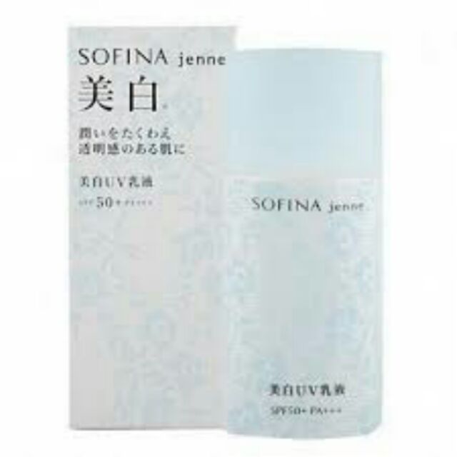 現貨日本全新花王蘇菲娜sofina Jenne 透美顏美白日間保濕防護乳30ml 蝦皮購物