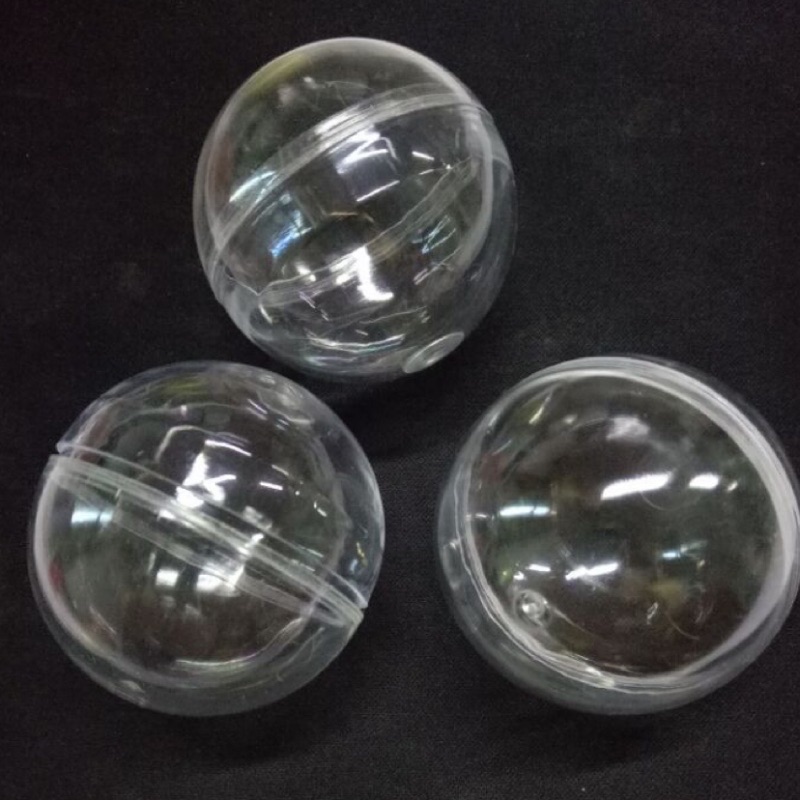 現貨&amp;發票＊50mm 透明球 扭蛋殼 塑膠球 娃娃機 扭蛋 婚禮 包裝 透明殼 壓克力球 圓球 塑料 分裝