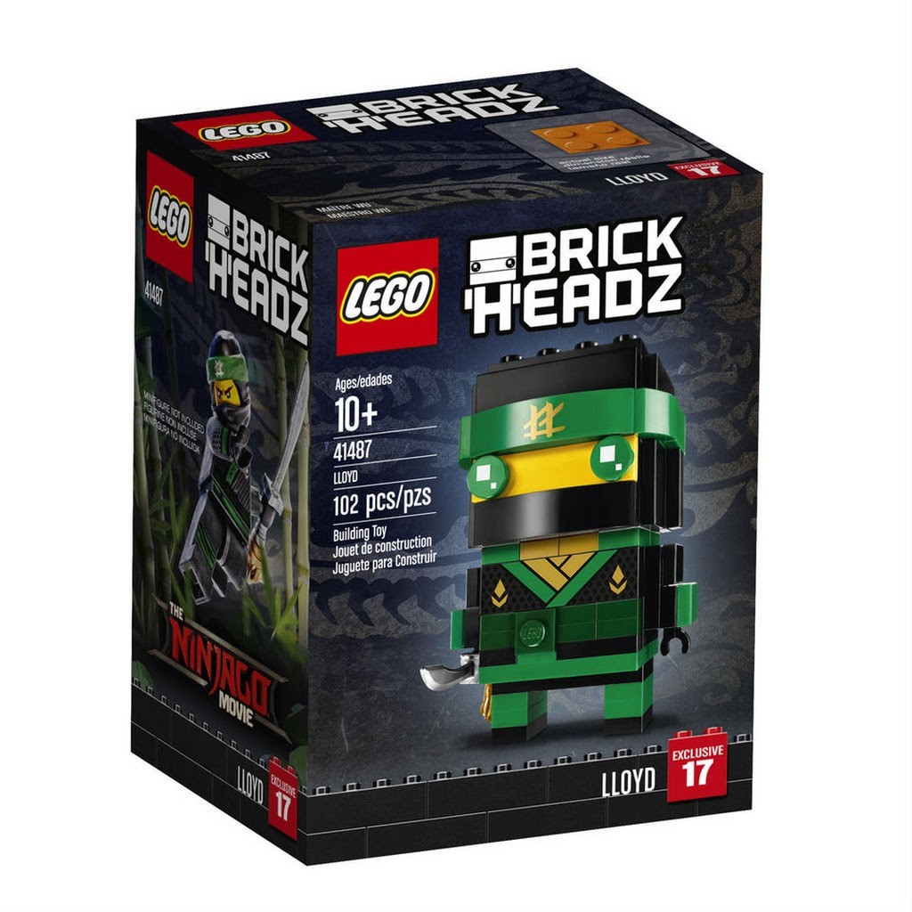 ［想樂］全新 樂高 Lego 41487 Brickheadz 忍者 勞埃德 綠忍者