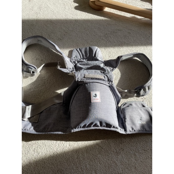二手 POGNAE NO.5+ 第七代機能型坐墊揹巾 - 東京灰