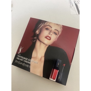 ysl 時尚印記雪絨唇釉 201 mini版