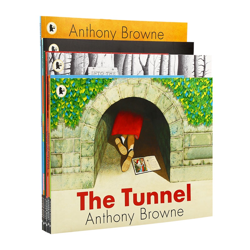 新上架Anthony Browne 安東尼·布朗 兒童情緒治癒繪本 套裝6冊 英文原版繪本 點讀版正版好餓的毛毛蟲點讀筆