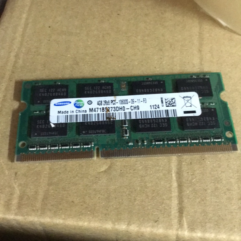 三星 4g DDR3 10600s 二手良品 特賣100元