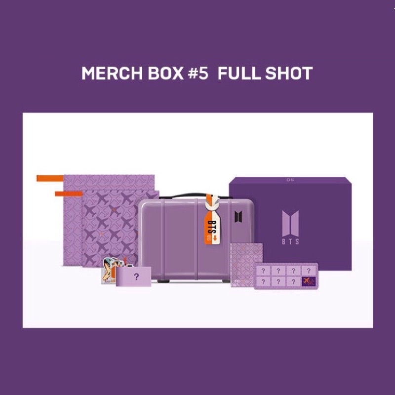 バッグ BTS MARCH BOX #5 BTS Merch Box #5 マーチボックス ミニラゲッジ おまけ付き - メルカリ