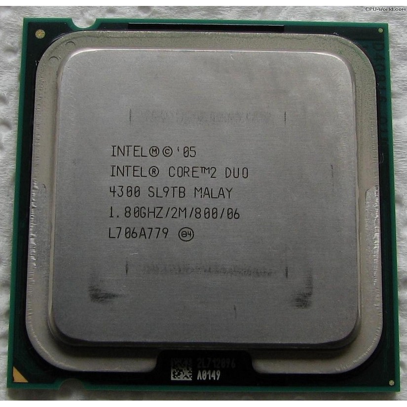 Процессор интел коре 2 дуо