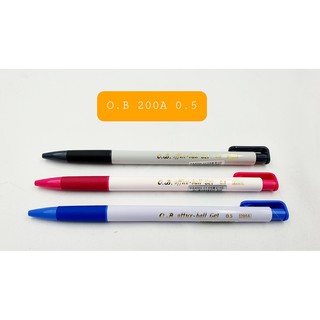 【彩虹文具小舖】王華 OB-200A OB200A 自動原子筆 中性筆 0.5mm 原子筆 O.B.