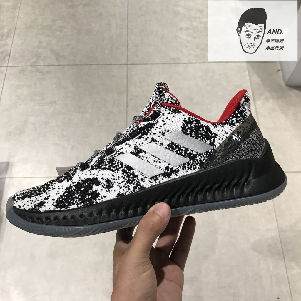 【AND.】ADIDAS HARDEN B/E X 白黑 雪花 編織 果凍底 籃球鞋 男款 G27892