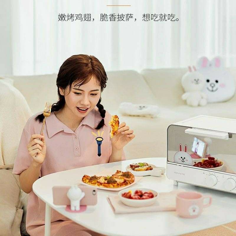 【❤特價衝評價🎆】超可愛九陽line兔兔J87烘焙多功能全自動蛋糕電烤箱