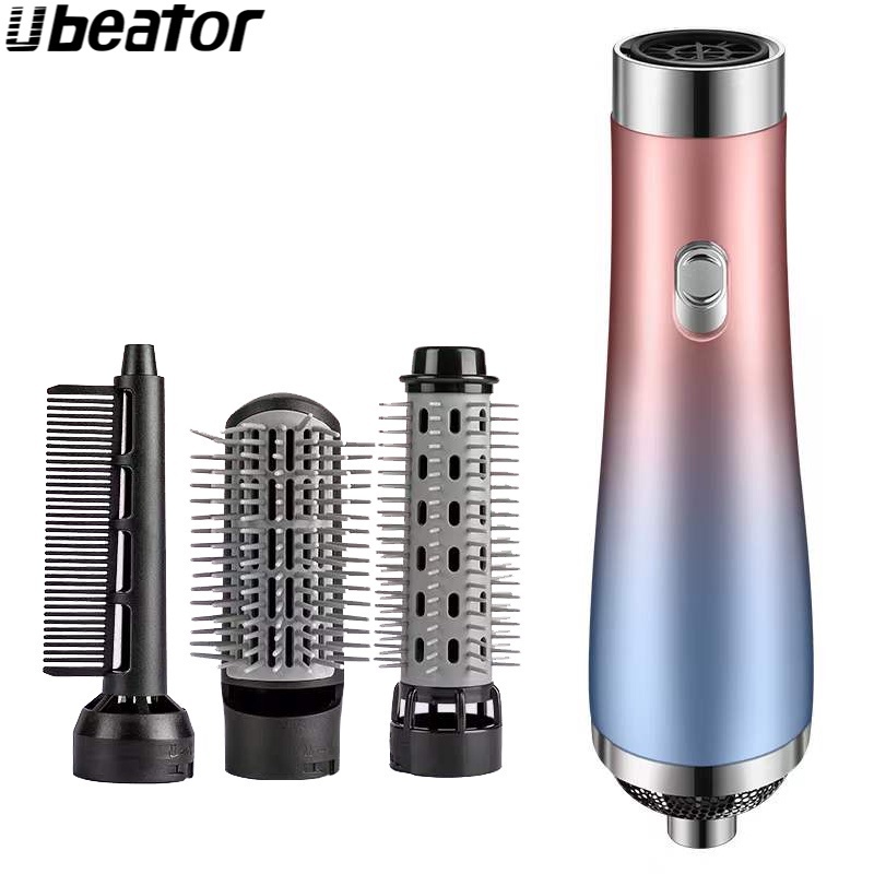 Ubeator 2 合 1 髮梳吹風機強風沙龍烘乾機冷熱乾髮負離子錘吹風機電動吹風機
