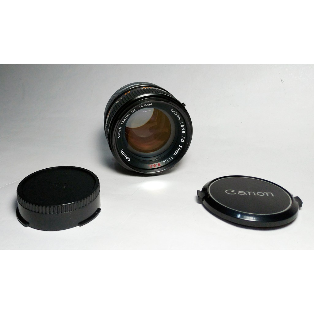 [ 慢調思理 ] 美品級 Canon FD 50mm F1.4 S.S.C. 大光圈鏡頭