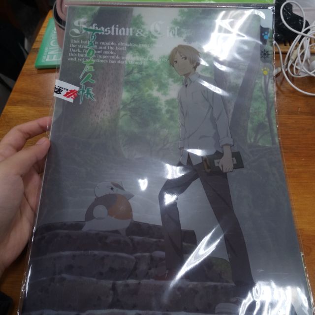 夏目友人帳三層資料夾資料夾夏目貓咪老師 蝦皮購物