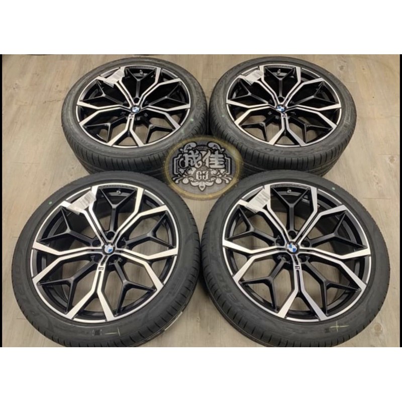 💎💎💎新品‼️現貨 💎💎💎 BMW 正原廠 M performance 22吋鍛造前後配鋁圈 + 倍耐力失壓續跑胎