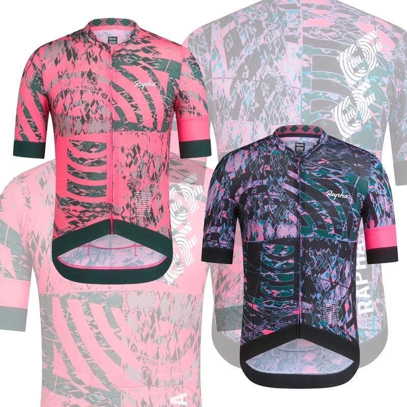 Rapha &amp; EF 自行車球衣夏季公路自行車 2 色賽車襯衫短袖