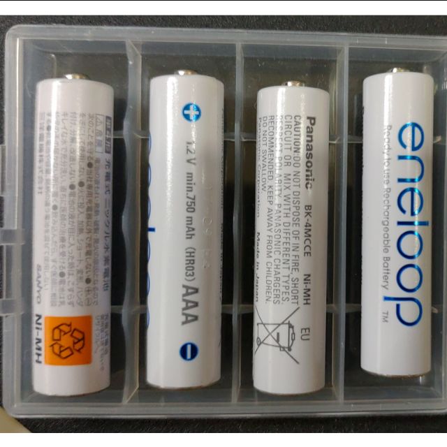 eneloop 四號電池 一顆賣50 總共有六顆 有發票 二手少用 賣你或換三號電池都可以