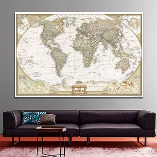 #NEW Best# 世界地圖地圖海報壁掛掛毯背景布背景打印牆壁裝飾