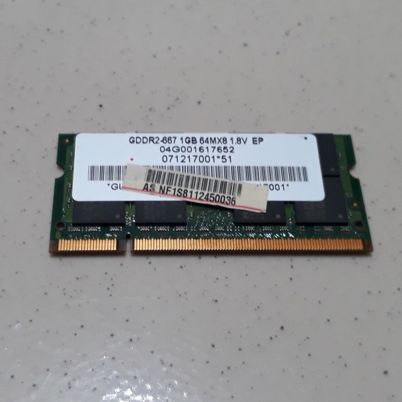 舊筆電救星！DDR2-667-2G 記憶體