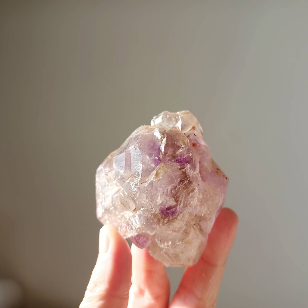 能量星球✳紫水晶 Amethyst 骨幹水晶 Elestial 爆彩 彩虹 幻影