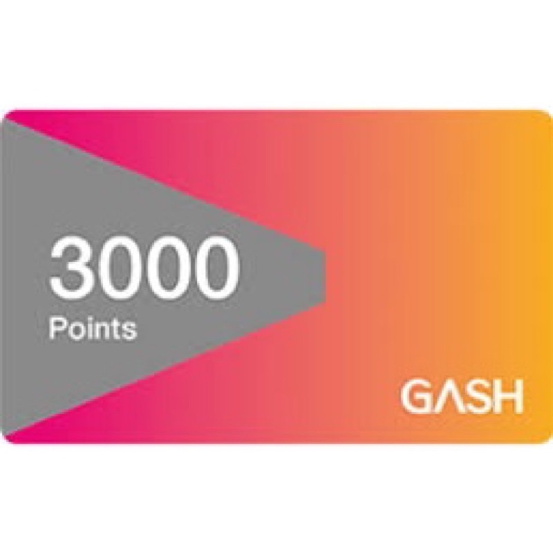 GASH*3000點虛擬點數*「Points」