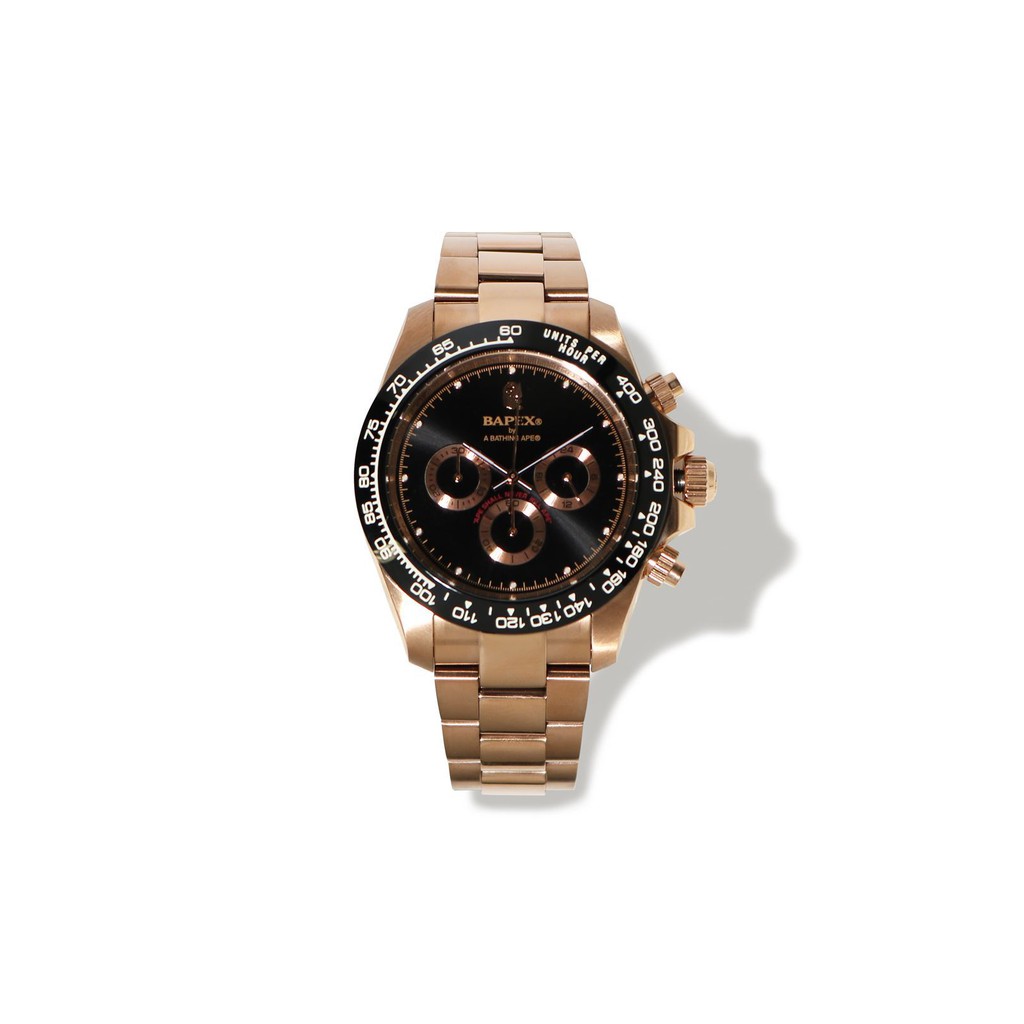 代購bape Type 4 Bapex 玫瑰金手錶 蝦皮購物