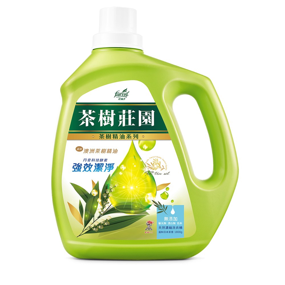 茶樹莊園 茶樹天然濃縮酵素洗衣精1800g