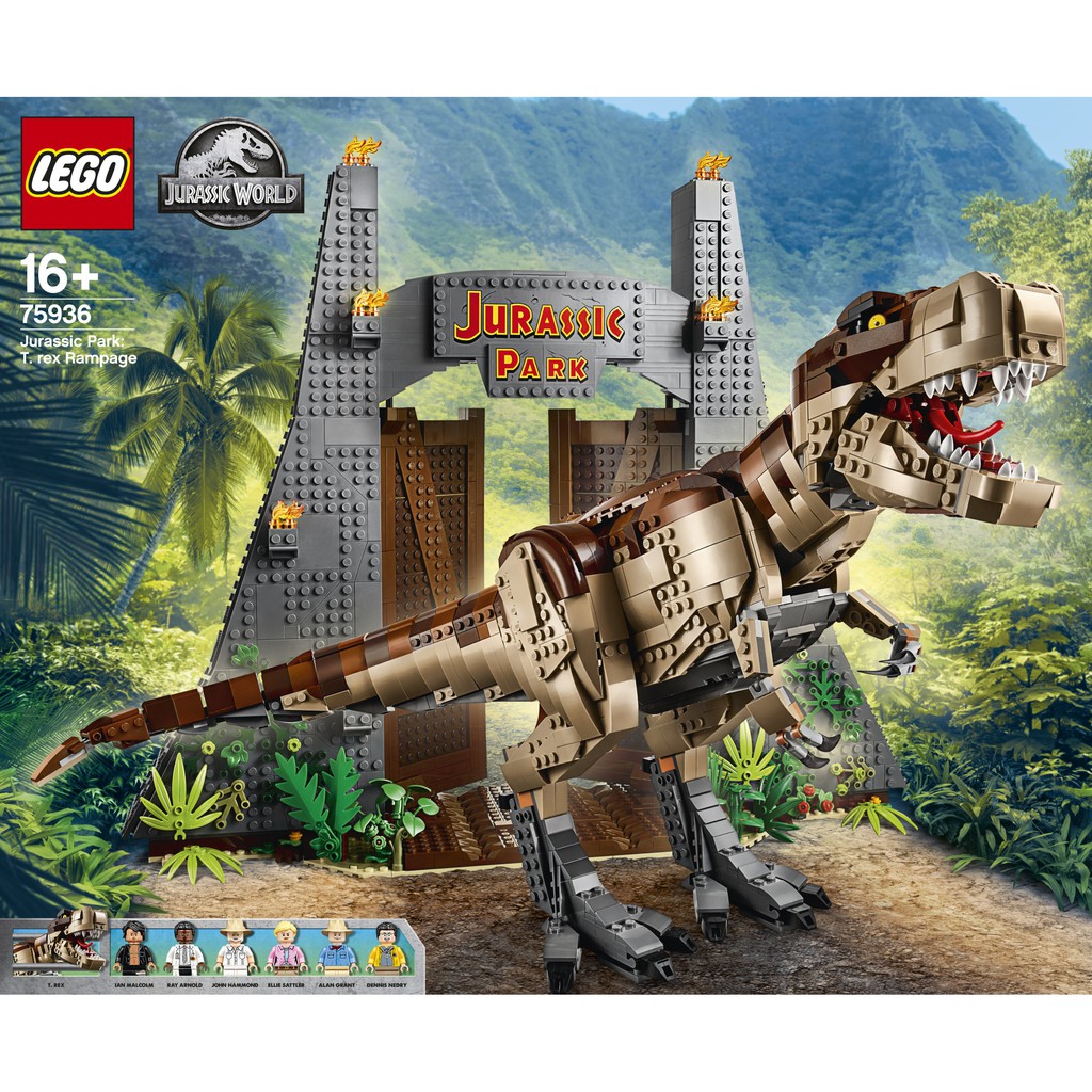 LEGO 75936 Jurassic Park: T. rex Rampage 侏羅紀公園 暴龍暴走 全新未拆