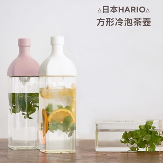 FAIRY ▴ 現貨在台 ▴ 日本代購 HARIO 日本製方形樹脂冷泡茶壺 1200ml -乾燥玫瑰色 /果汁壺/水