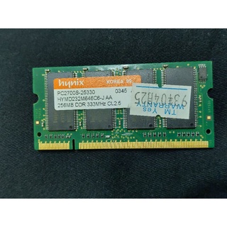 DIMM Ram 256MB Hynix DDR 333MHz CL2.5 Ram記憶體 筆電 筆記型電腦
