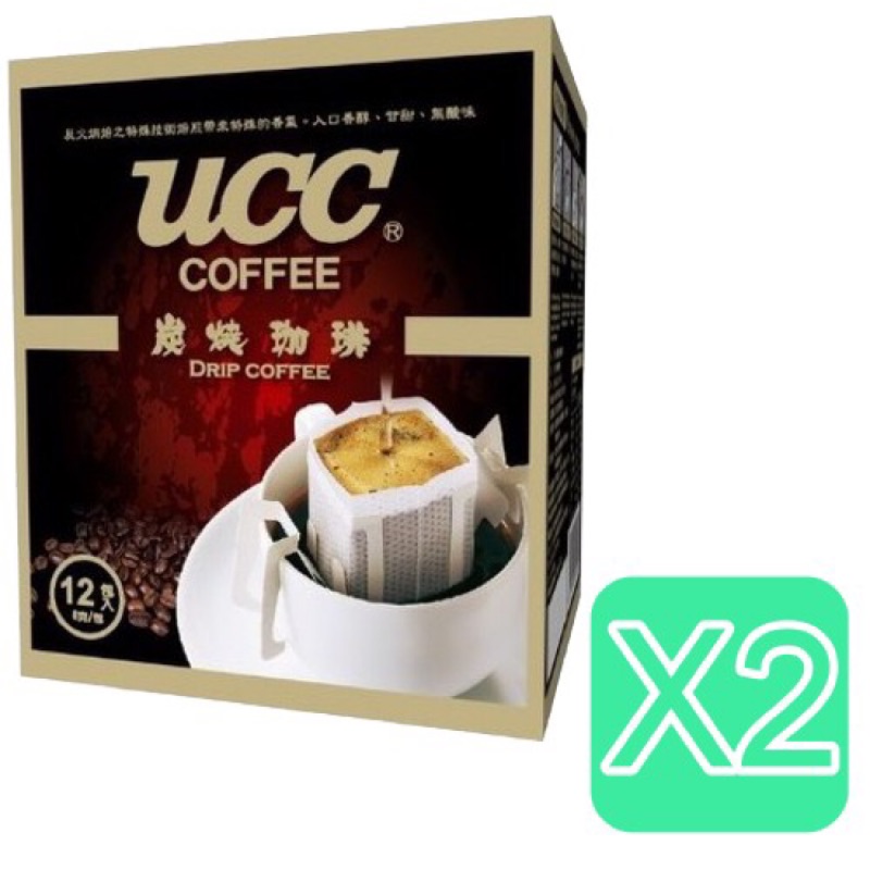 UCC 濾掛式咖啡-炭燒珈琲8gx12入/盒