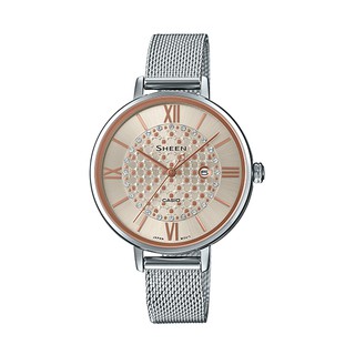 CASIO SHEEN 時尚話題米蘭風不鏽鋼腕錶SHE-4059M-4A