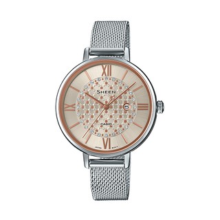 CASIO SHEEN 時尚話題米蘭風不鏽鋼腕錶SHE-4059M-4A