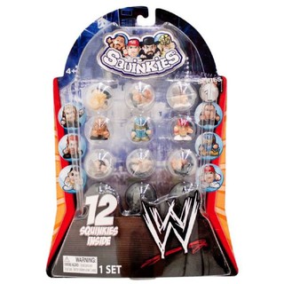 ☆阿Su倉庫☆WWE摔角 Squinkies Series 1 超迷你Q版公仔人偶12款 最新上市 現貨熱賣特價中