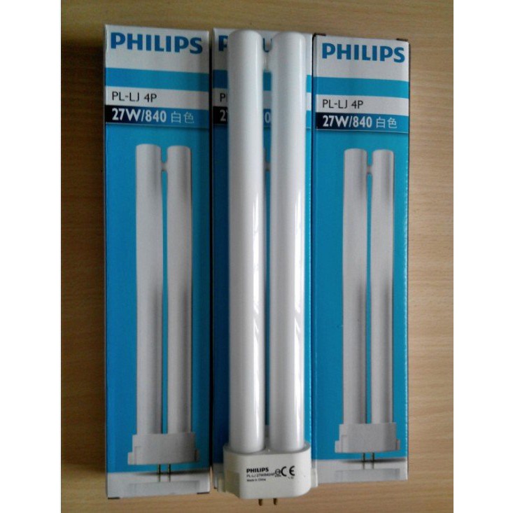 Philips飛利浦pl Lj 27w 840 4p 緊密型燈管檯燈用燈管4000k 蝦皮購物