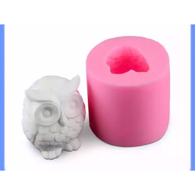 3D 立體 貓頭鷹 手工皂香皂模具 肥皂模具 矽膠模具 蜂巢翻糖模具 手工皂模具 巧克力蛋糕模具 烘培工具批發
