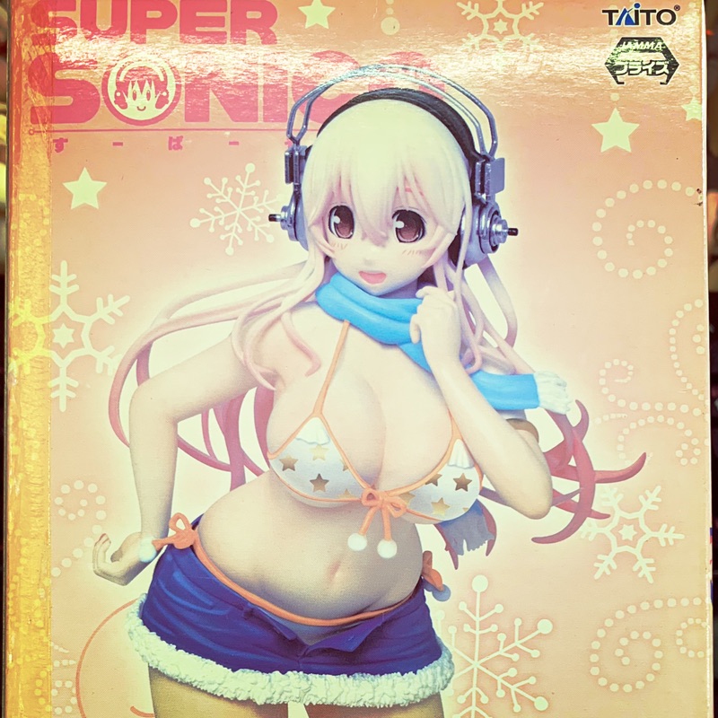 [盒舊!備份盒] 早期日版 中長盒 美女 公仔 索尼子 冬季 Winter TAITO Sonico