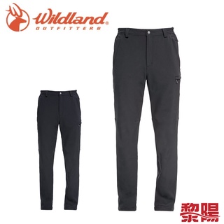 Wildland 荒野 SOFTSHELL直筒保暖褲 男款 (2色) 防潑/休閒旅遊 24W82308