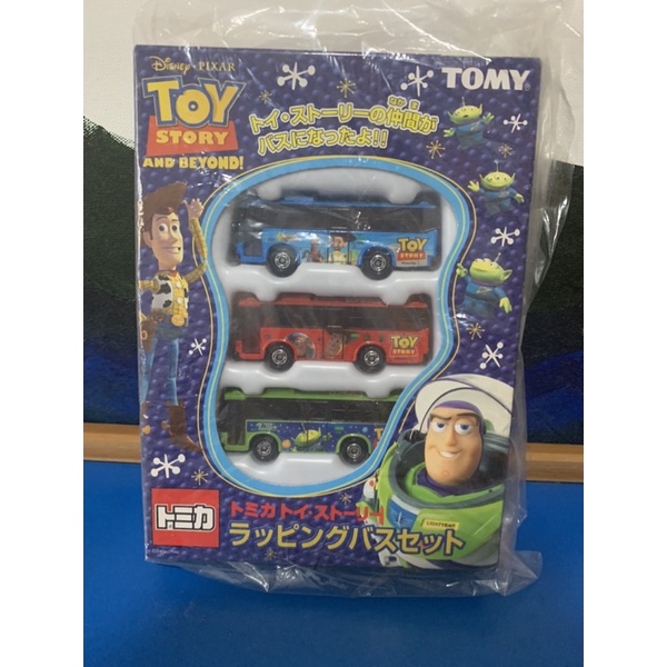 【芳鄰自有收藏品】*現貨* Tomica 玩具總動員 巴士 盒組 巴斯光年 三眼怪 安迪 胡迪