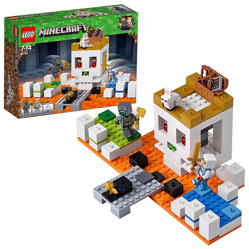 Qst 樂高lego 我的世界 骷髏頭競技場minecraft 蝦皮購物