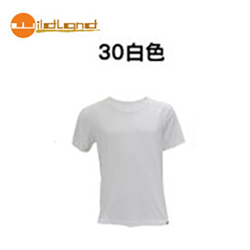 【WildLand】W1690 男meryl短袖排汗內衣- 白