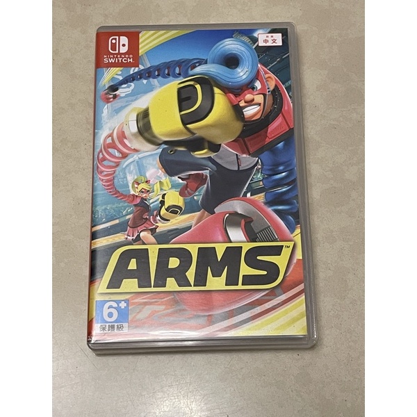 二手 NS Switch ARMS 神臂鬥士 中文版 全新 遊戲片 神臂鬥士ARMS